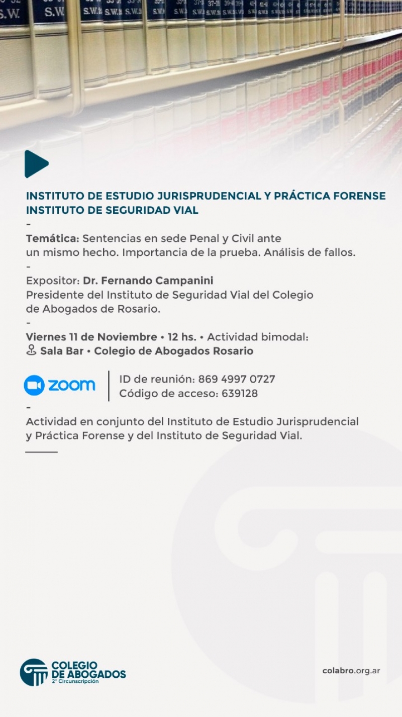 Sentencias en sede Penal y Civil ante un mismo hecho. Importancia de la prueba. Análisis de fallos 11/11/2022